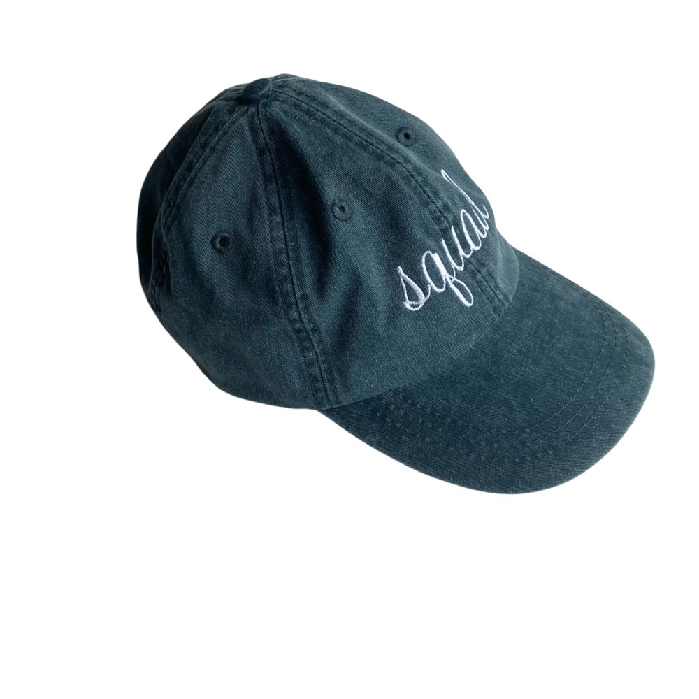 Adams Cool Crown Blue Mesh Lined Baseball Hat Bride Squad Dad Hat Ball Cap NWT
